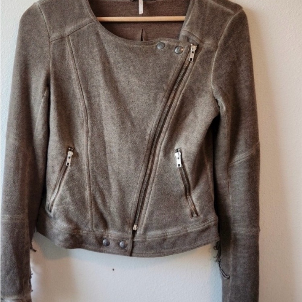 Free People Olive Jacket